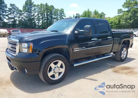 2013 GMC Sierra 2500Hd Denali из США, поврежденный, VIN 1GT125E8XDF138299